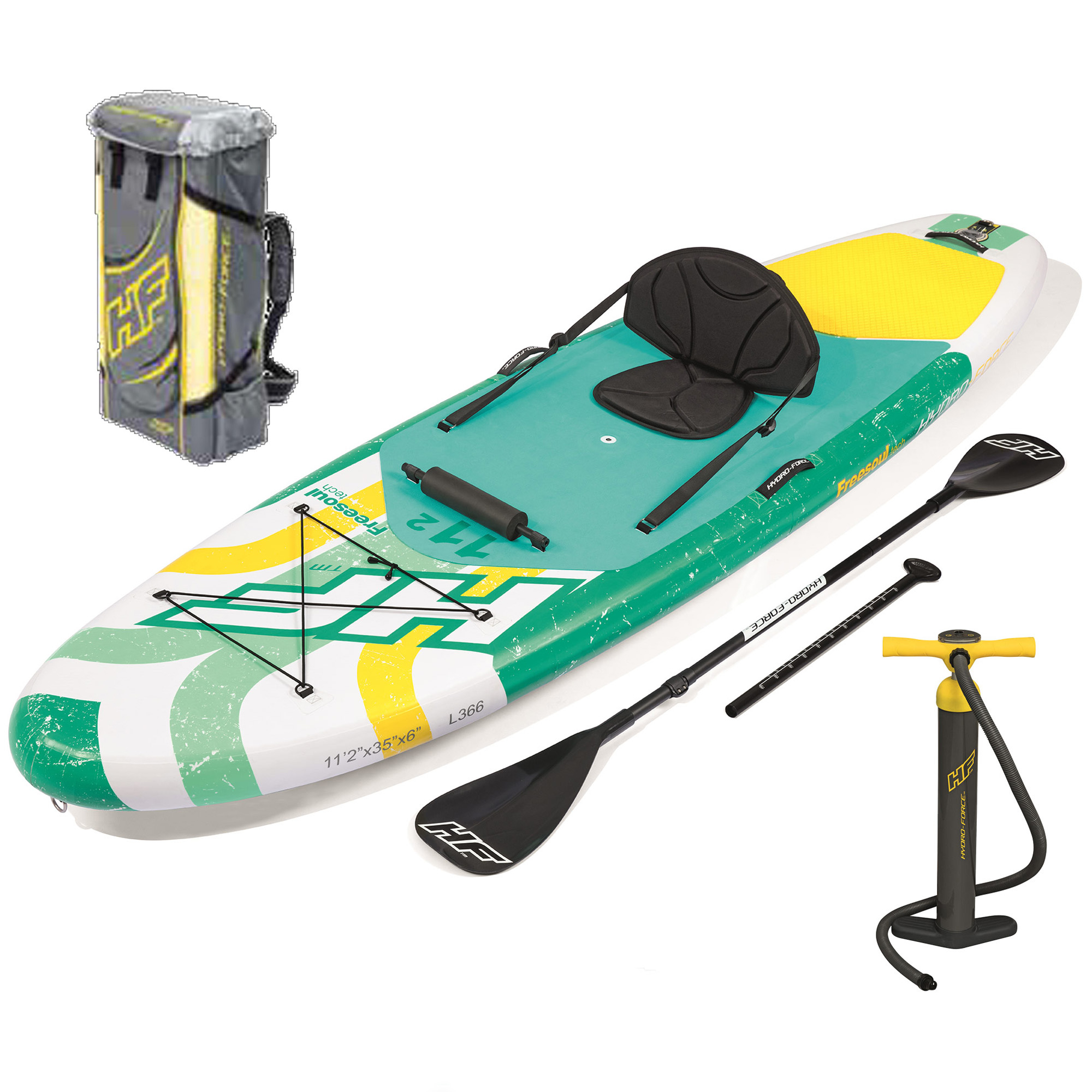 Доска SUP надувная Bestway Hydro Force 11.2 Windsurf без паруса