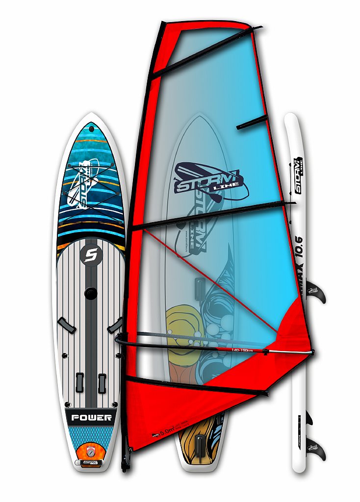 Доска SUP надувная WindSup (Windsurf) Stormline Powermax 10.6